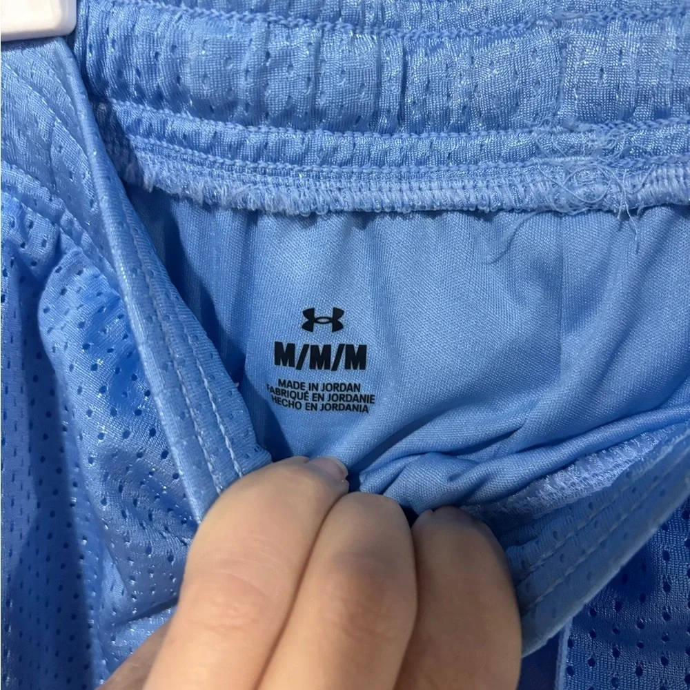 Under Armour Men's Light Blue Athletic Shorts - Picture 2 of 4